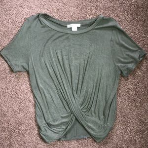 Army green shirt